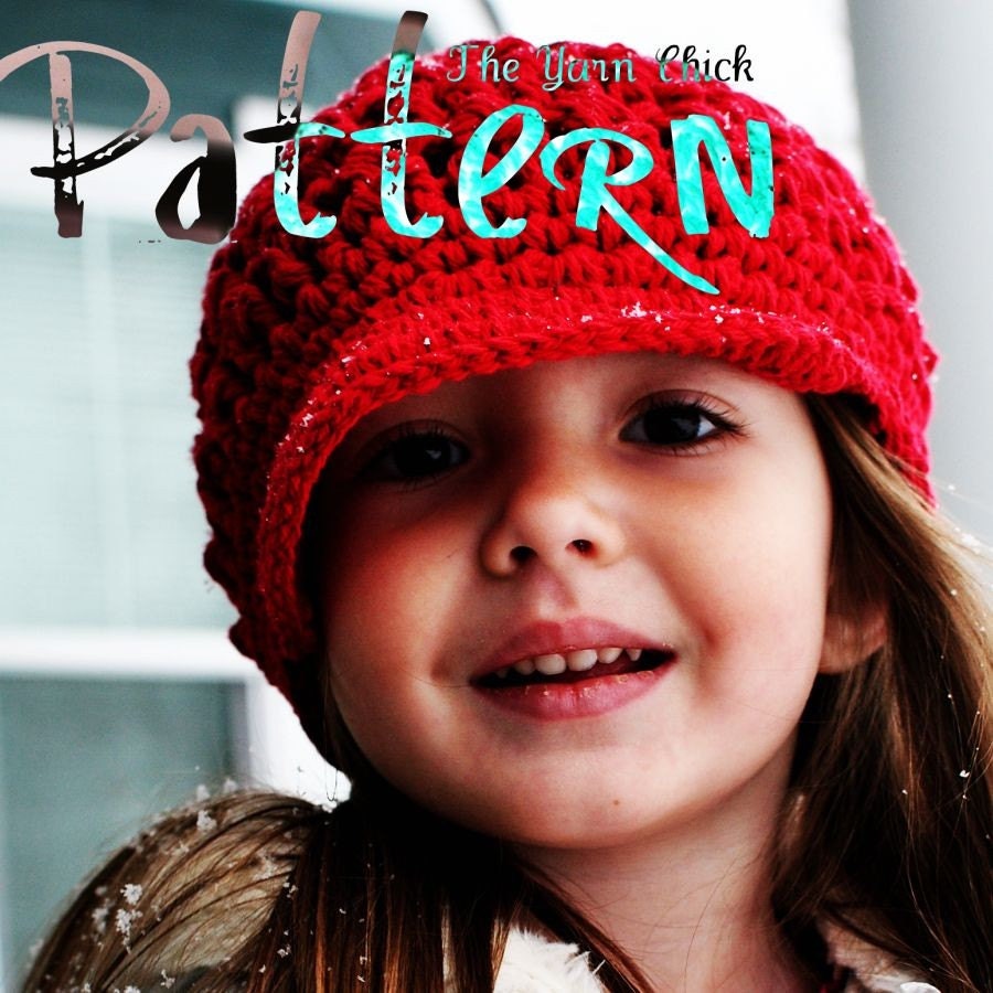 PDF Crochet Pattern - Breezy Brimmed Beanie