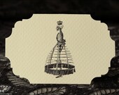 Skeleton Cards Victorian Goth Queen To The Bone Cards (Set of Ten)