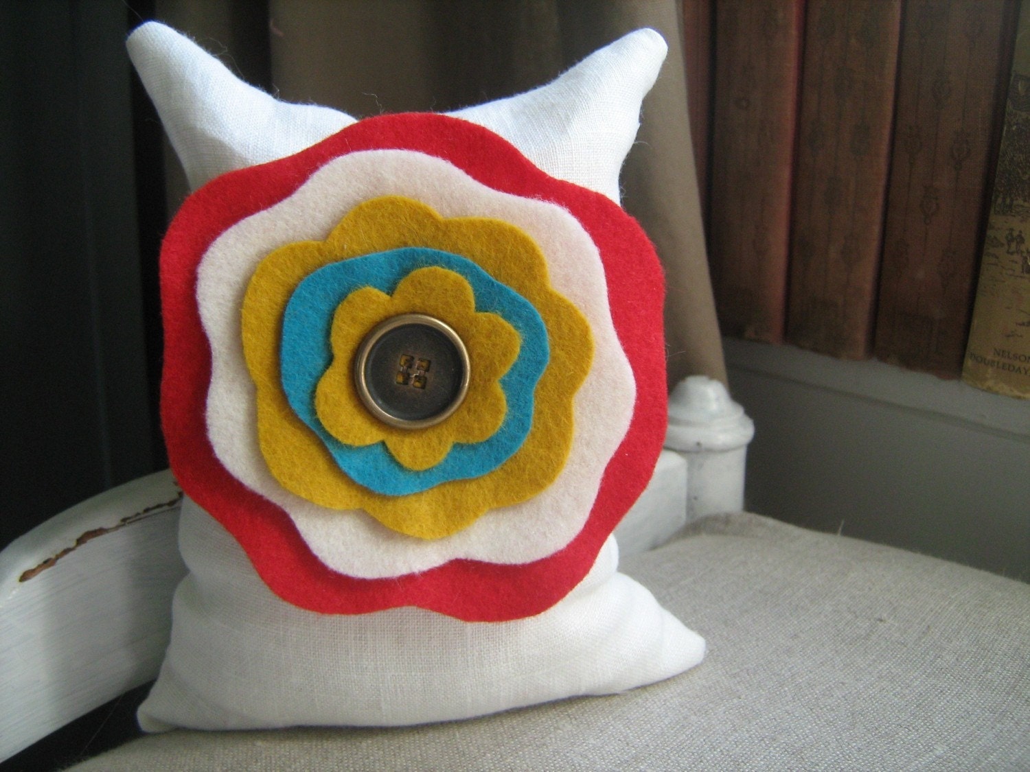 Circus Flower Beanbag Bookends