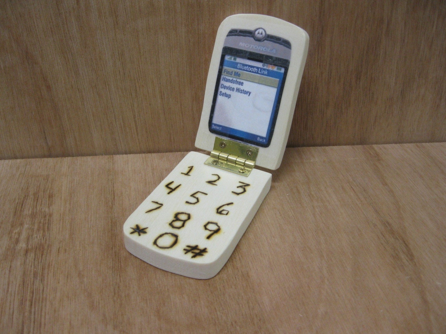 Wooden Cell phone / Flip phone