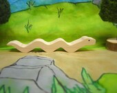 wooden snake toy