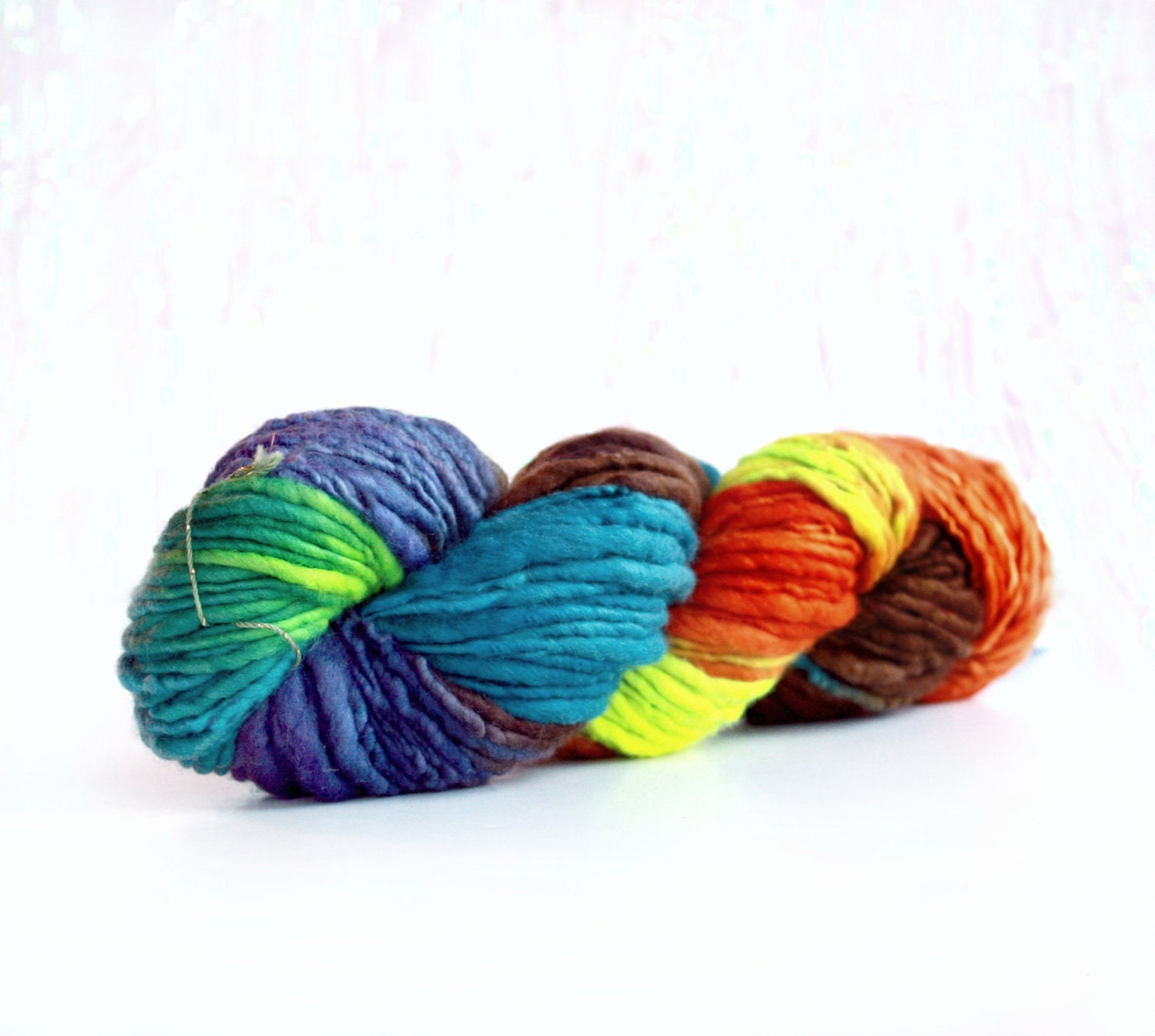 Velvet Dress 102 yards Wool Yarn-Hand Dyed-Merino Yarn- Handspun single