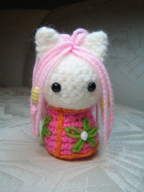 Kokeshi Cats Amigurumi Crochet Pattern