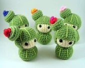 Cactus Kokeshi Amigurumi Crochet Pattern PDF file