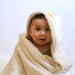ORGANIC Baby Bath Towel with Hood / Personalized Double-Thick Eco Friendly Initial Beach Towel - Custom Modern Kids Gift