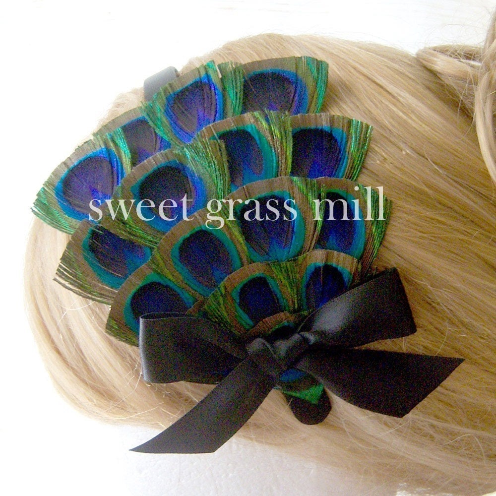 The Parisienne - Peacock Headband