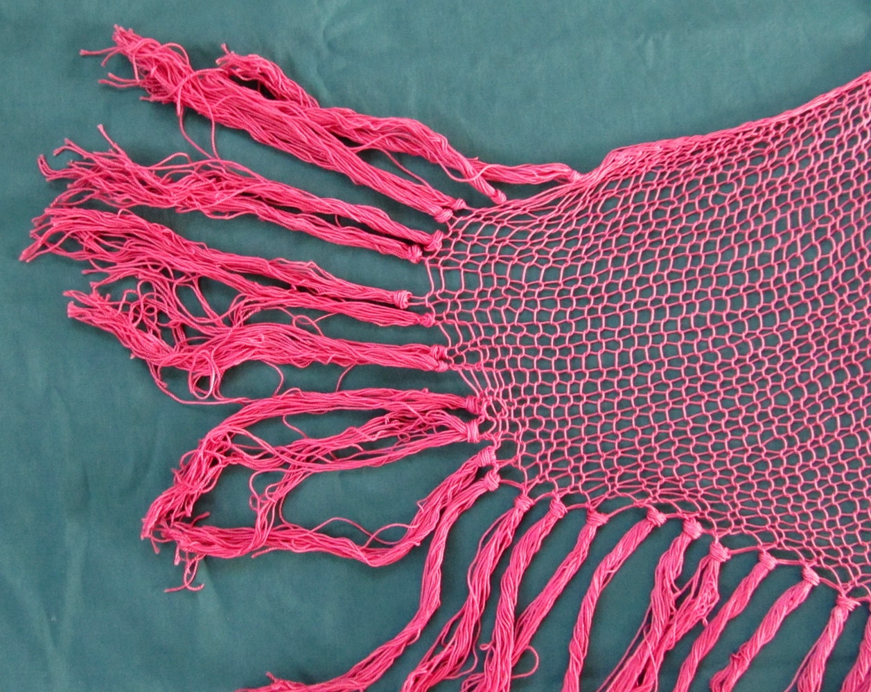 Rose Shawl, sheer, dramatic, large, one of a kind, designed and knitted by Lagana