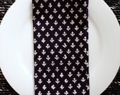 Block Printed Cotton Napkins, Set of 4