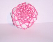 Ballet Lace Crochet Bun holder cover hair accessory
