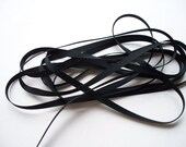 1/4 inch Black Grosgrain Ribbon- 4 yards