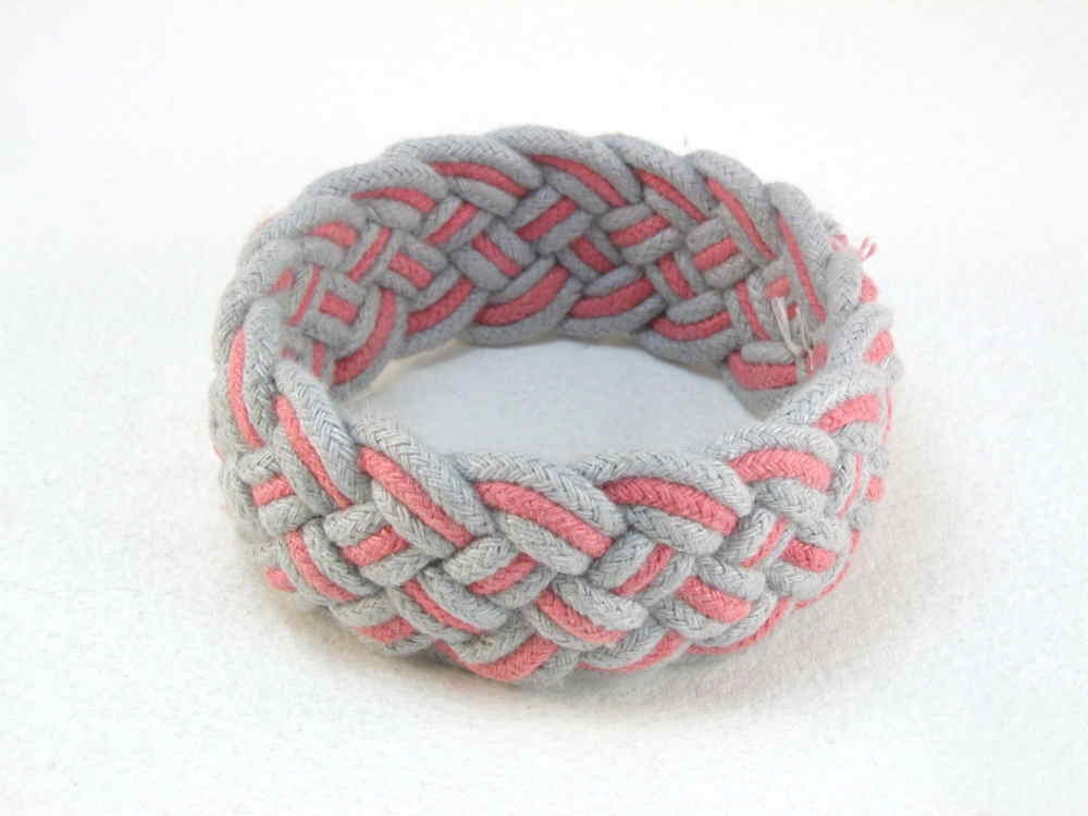 fog and tangerine turks head knot rope bracelet large 1975