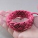 lighthouse red BASIC turks head knot bracelet adjustable size 995