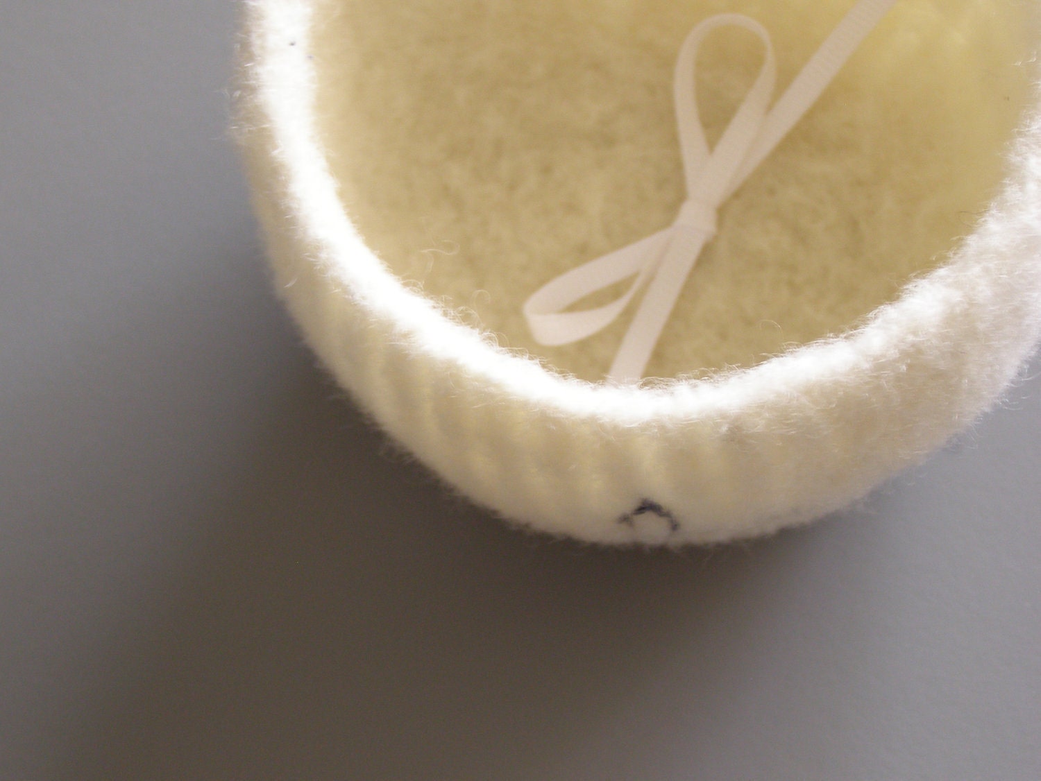 the ring bearer - felted bowl - a modern take on the ring bearer pillow - made to order - ready to ship in about 2 weeks