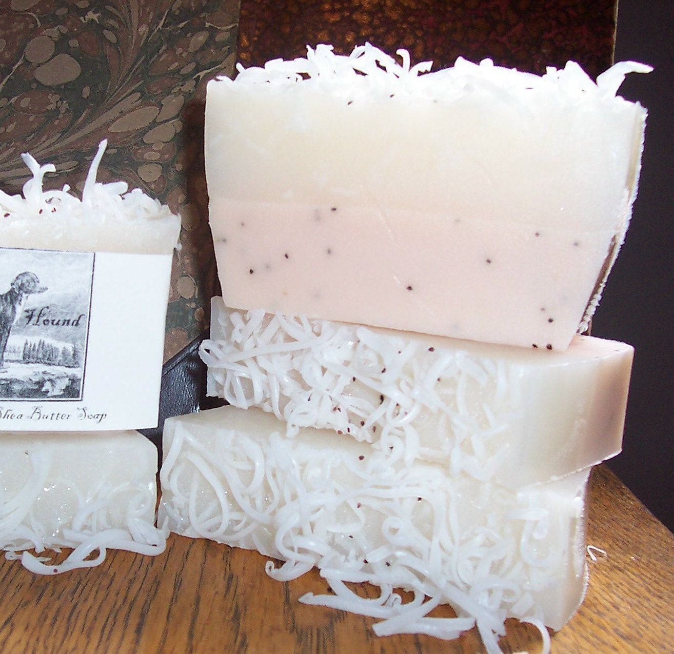 Goats Milk Soap Pomegranate Vanilla Champagne Cocktail Handmade Big 5-6 oz. Bar