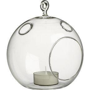 5.5 Inch Hanging Glass Globe, Perfect for Terrariums and Candles
