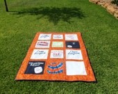 Create a Camp Quilt for your Child out of  Tshirts