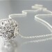 Art Deco Filigree Sparkle Necklace