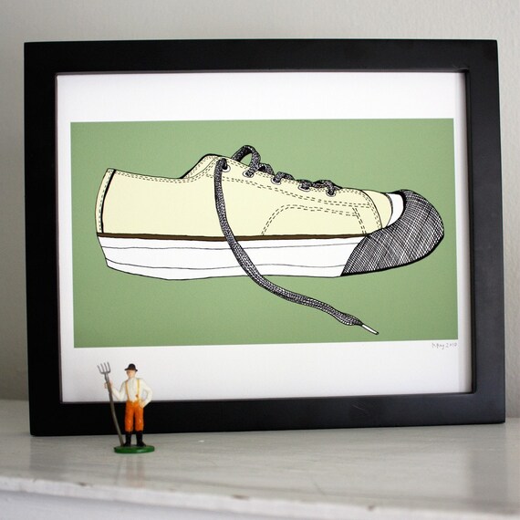 Sneaker in profile - 8x10 print