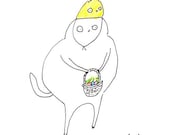 Easter Card- Cat