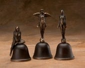 Bronze Bells,  Sitting Nude Bell, Angel Bell, or Standing Nude Bell,