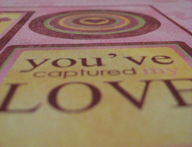 Love 12x12 Scrapbook Page kit with die cuts