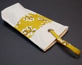 Wine Tote Wine Bottle Bag Case Carrier Holder - SINGLE BARREL - Cotton Branch