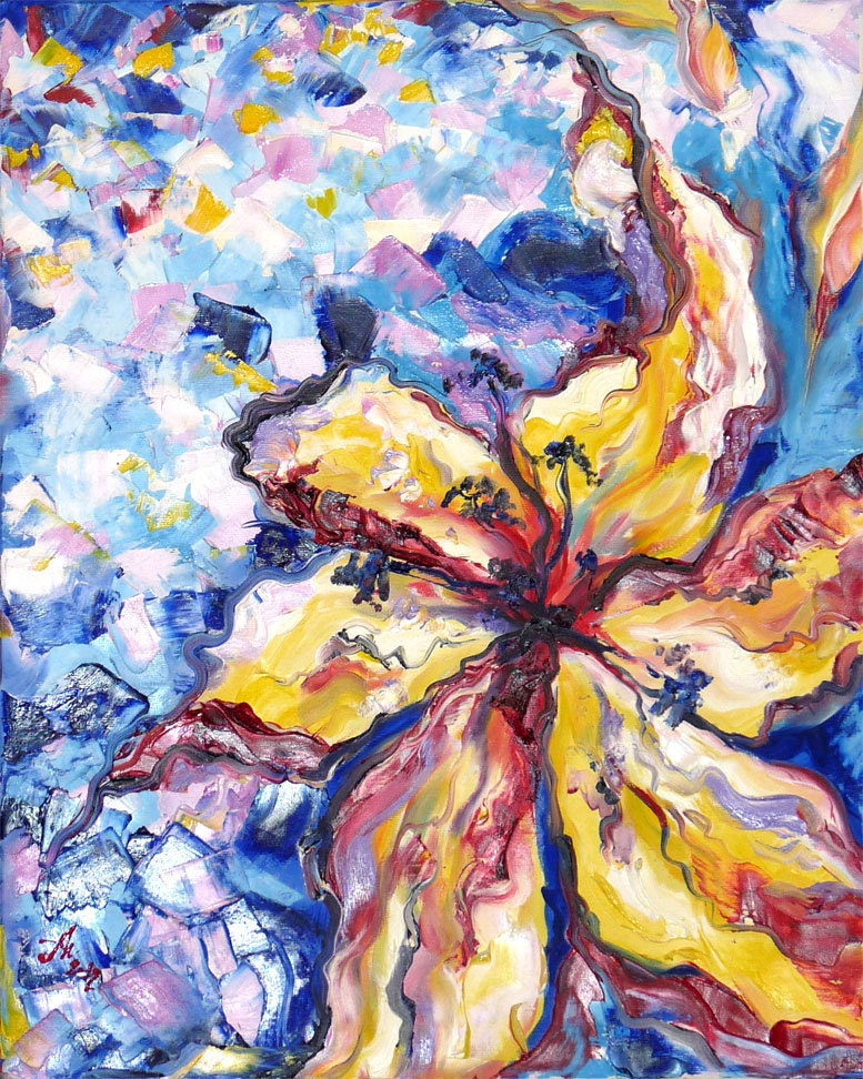 Lily and Her Song Original Oil on Canvas