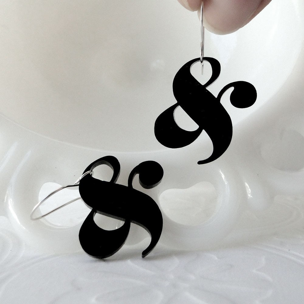 Elephant Ampersand Earrings