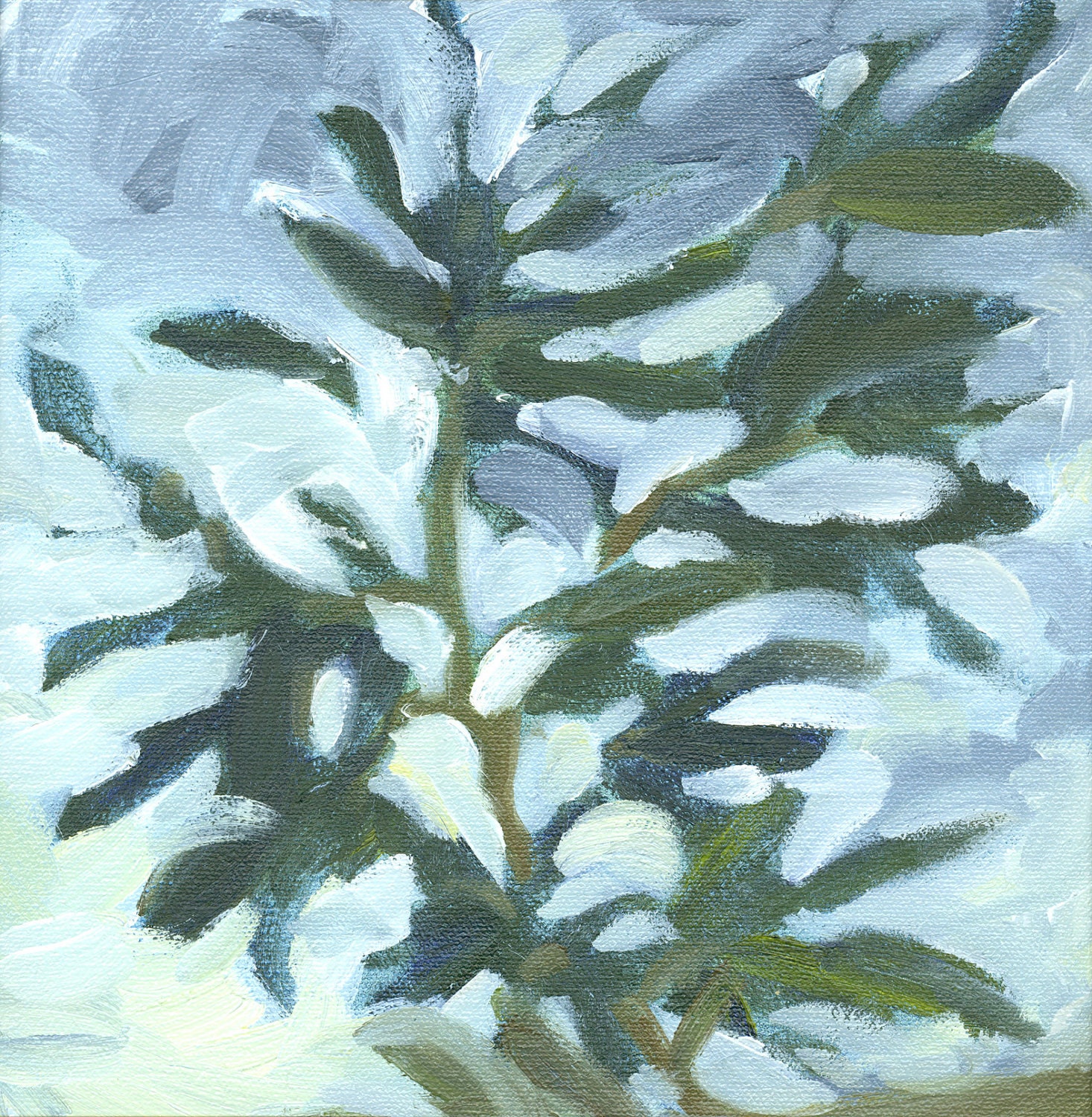 Studio Tree Oil Painting (PRINT)