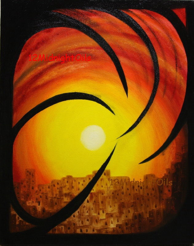 Back in Time Original Oil Painting