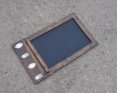 Chalkboard with Mini Silverware Keys Hooks