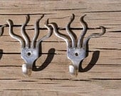 2 Mini Funky Fork Hooks