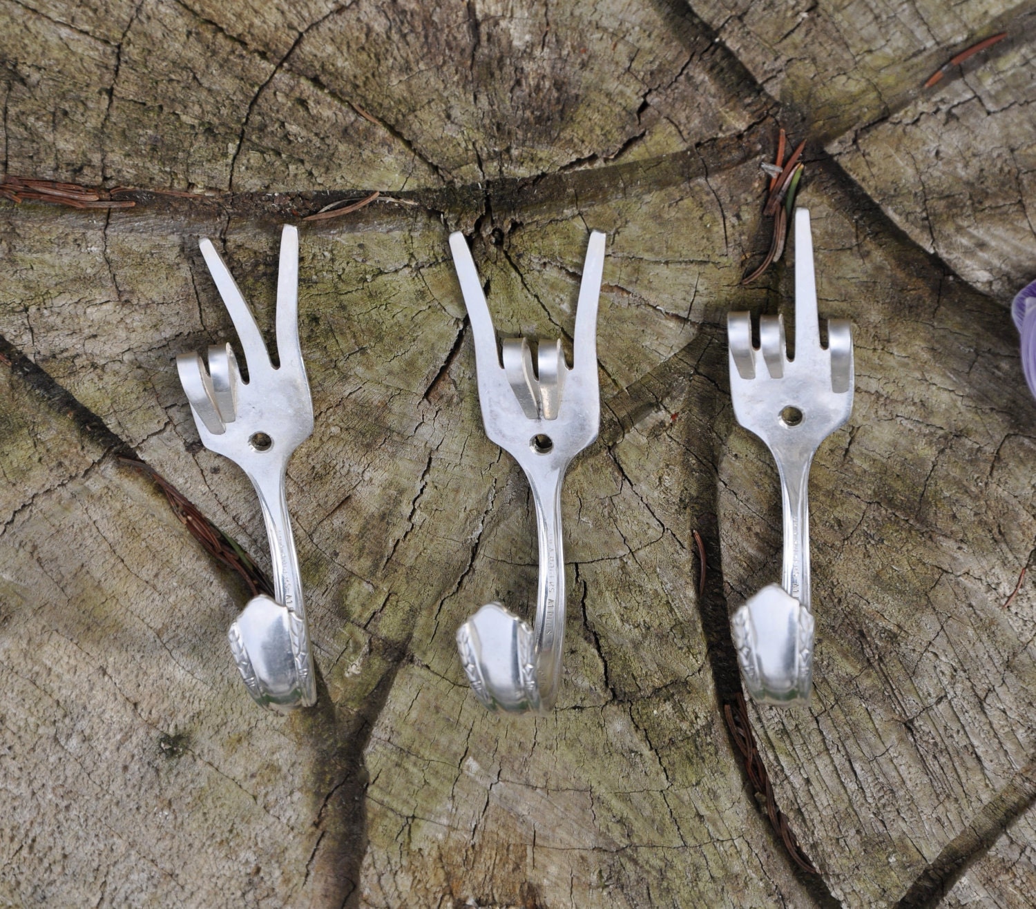 Peace x Fork You x Rock On Special Collector set 3 Silverware Coat Hooks