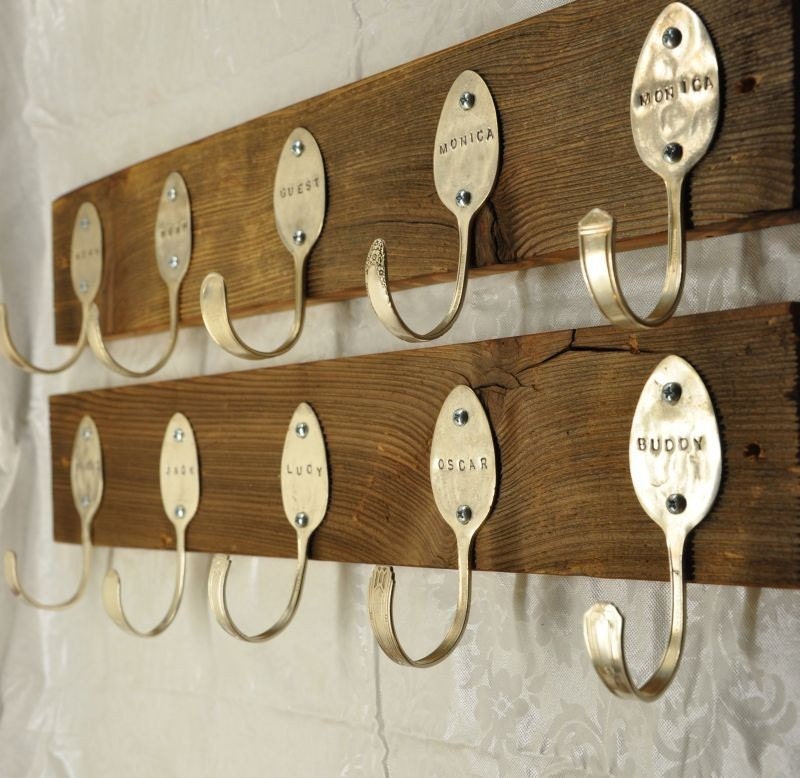 2 Personalized Spoon Racks