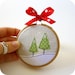 SET OF 3 unique christmas ornaments