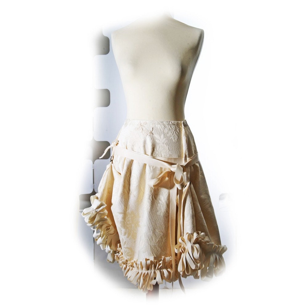 Buttercup Ruffled Skirt Custom made - Modern Victorian Hustle Bustle -