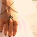 Slave Bracelet Hand Bracelet Piece Hipster Bronze Chain Boho Bohemian Centerpiece Double Drape Hand Jewelry
