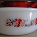 Retro Fire King Casserole Dish, Primrose Pattern