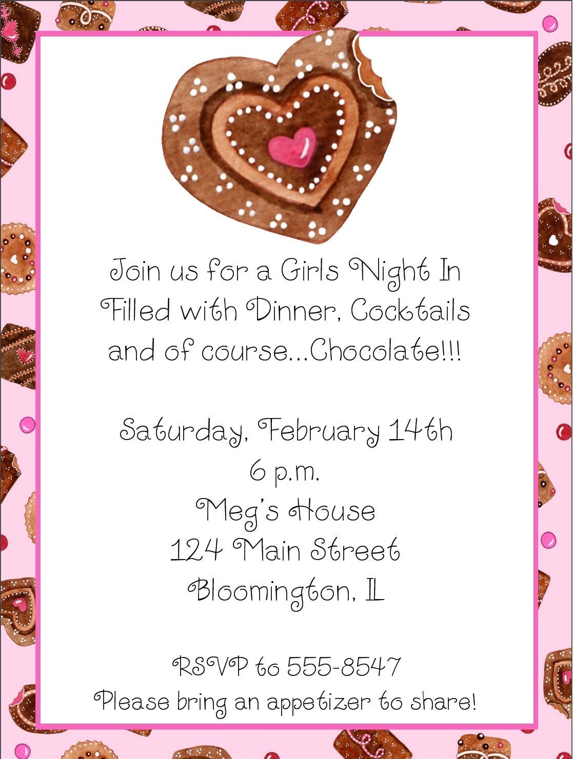 Chocolate, Valentines Day Party Invitations Il_170x135
