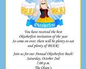 Beer Maid Oktoberfest Invitations Il_170x135