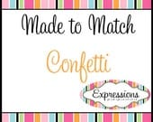 Personalized Confetti, Made to Match Any Design Il_170x135