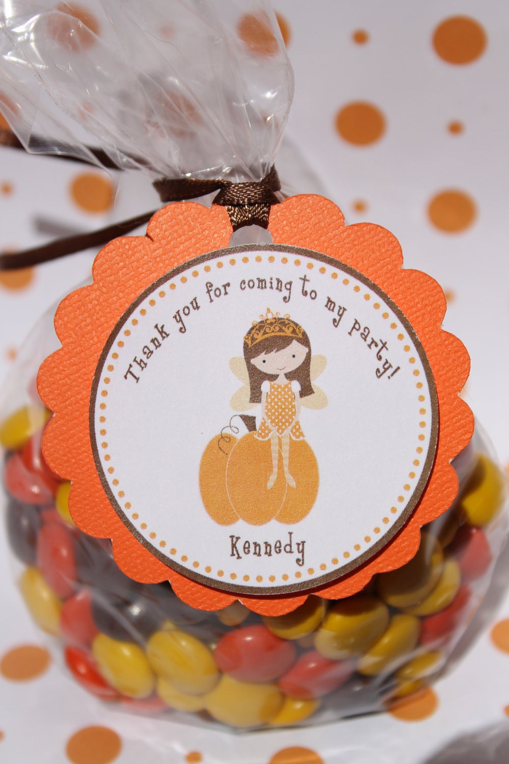 Fall Fairy Princess Birthday Party Favor Tags Il_570xn