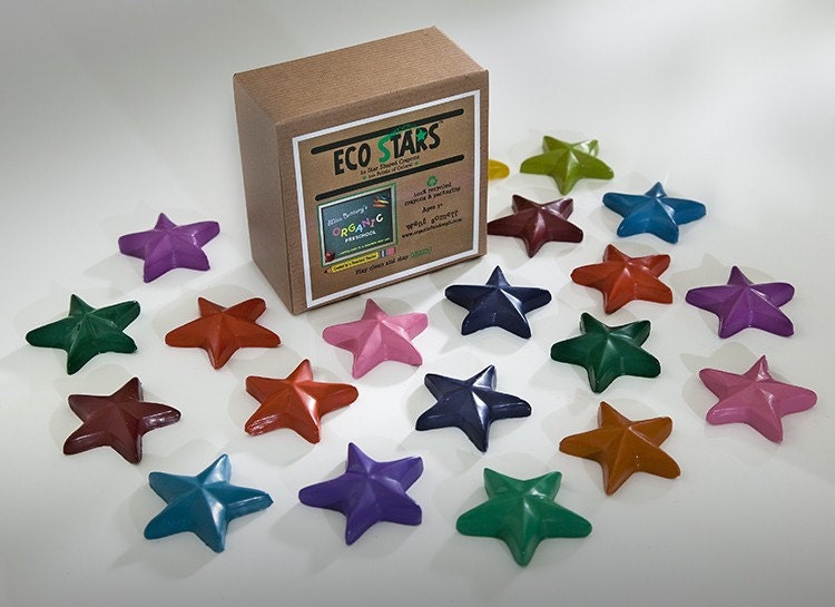 Eco Stars recycled crayons
