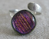 Silver Dichroic Ring