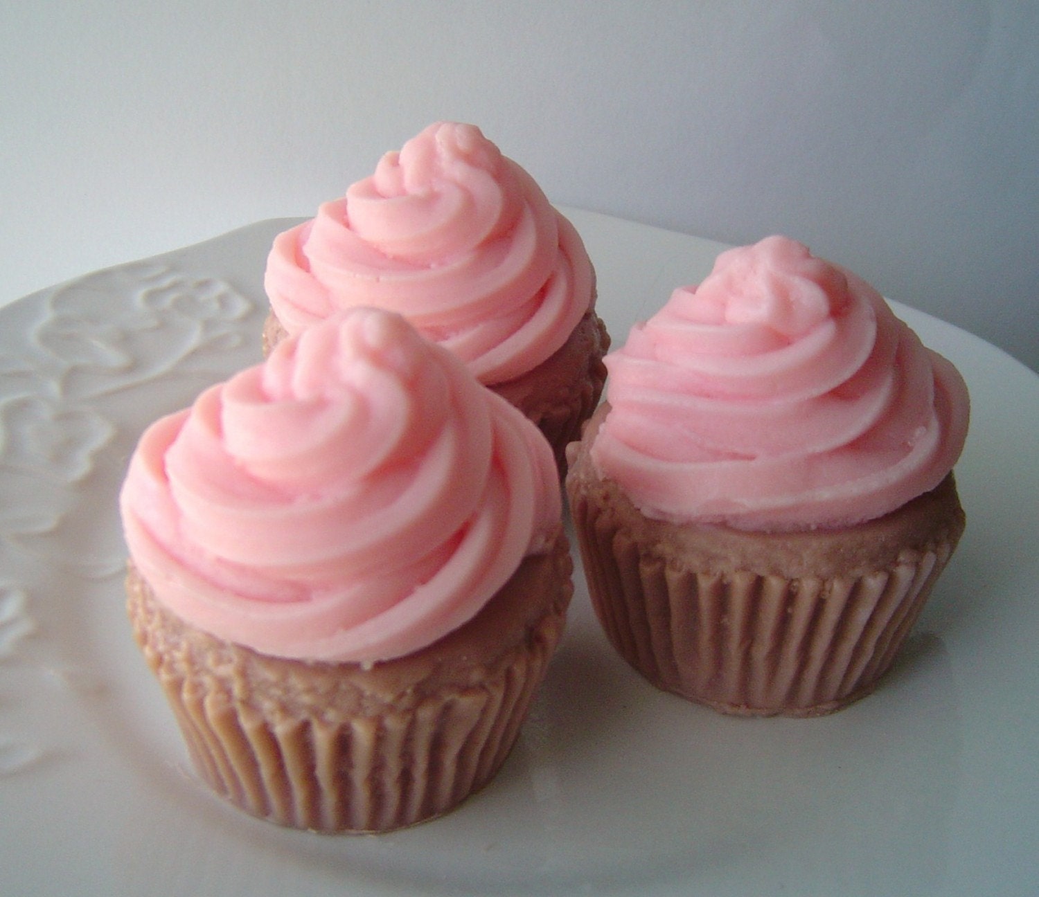 Soap - Raspberry Cream Cupcake Soap - Goat's milk Soap - Gift for her