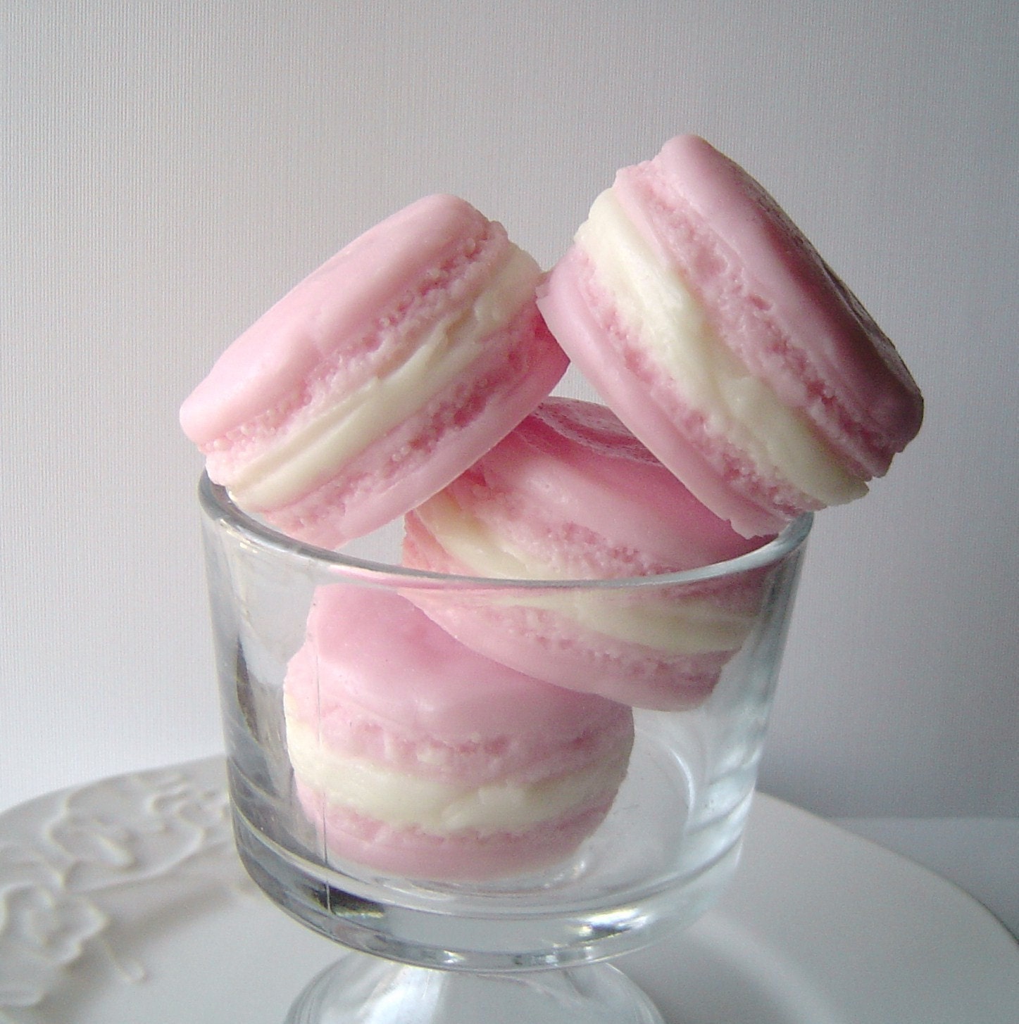 Soap - French Macaron - French Macaroon Goat's Milk Soap - Black Raspberry and Vanilla Scented - Gift for Her - Mothers Day