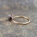 Raw Uncut Rough Diamond Engagement Ring  - 14K Yellow Gold Engagement Ring -  Rough Diamond Gemstone Ring