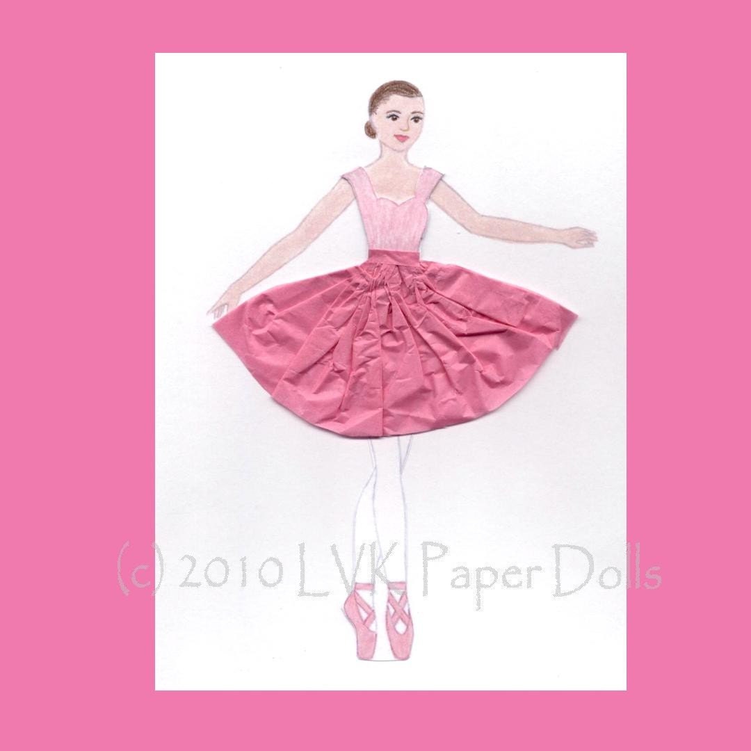 Penelope Ballerina Paper Doll