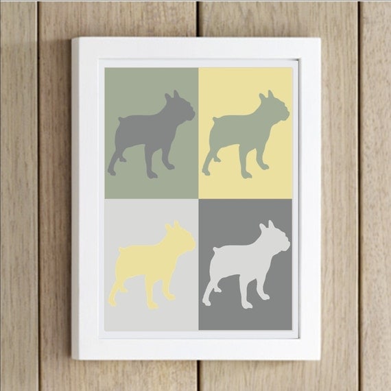 Dog Silhouette Print Retro You Design