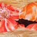 Turban Headband in Tropical Large Scale Floral  Print